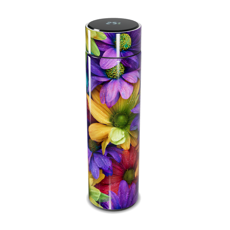 Garrafa Térmica Touch - Floral Colorida Inox