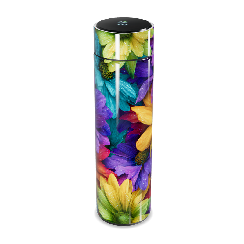 Garrafa Térmica Touch - Floral Colorida Inox