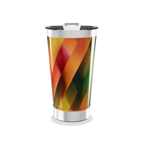 Copo Térmico - Estampa Geométrica Colorida