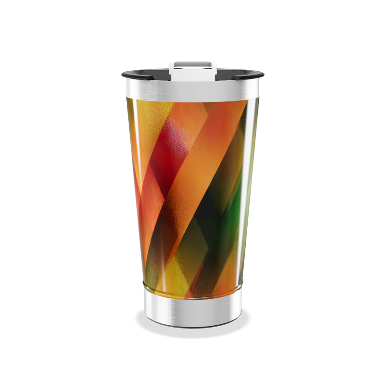 Copo Térmico - Estampa Geométrica Colorida