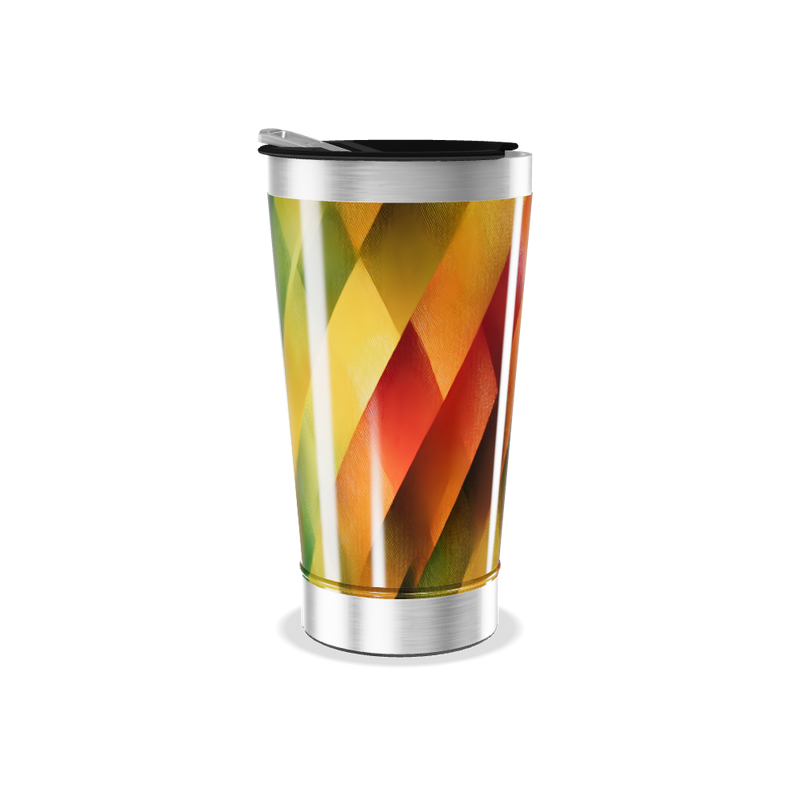 Copo Térmico - Estampa Geométrica Colorida