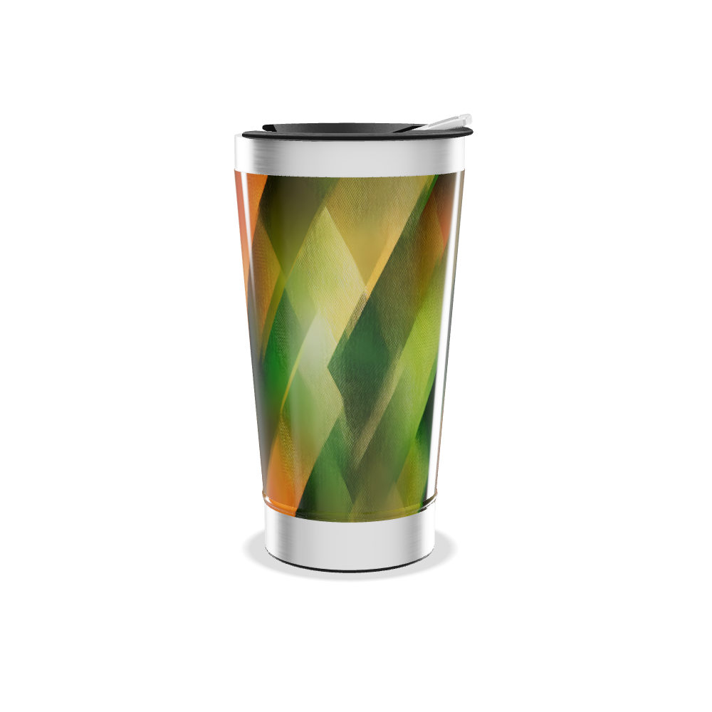 Copo Térmico - Estampa Geométrica Colorida