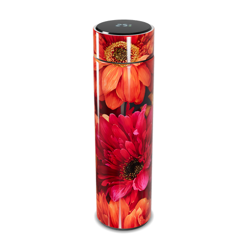 Garrafa Térmica Touch - Floral Colorida Inox