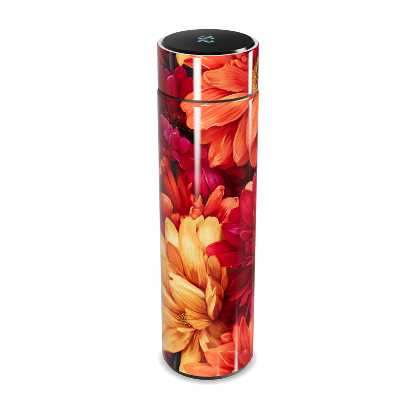 Garrafa Térmica Touch - Floral Colorida Inox