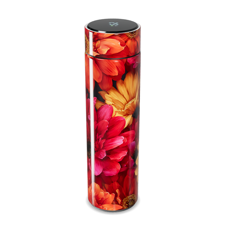 Garrafa Térmica Touch - Floral Colorida Inox