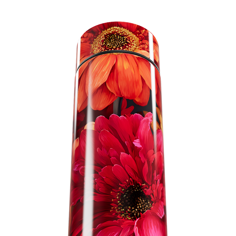 Garrafa Térmica Touch - Floral Colorida Inox