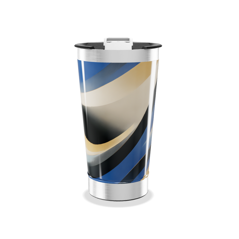 Copo Térmico - Estampa Ondas Azul