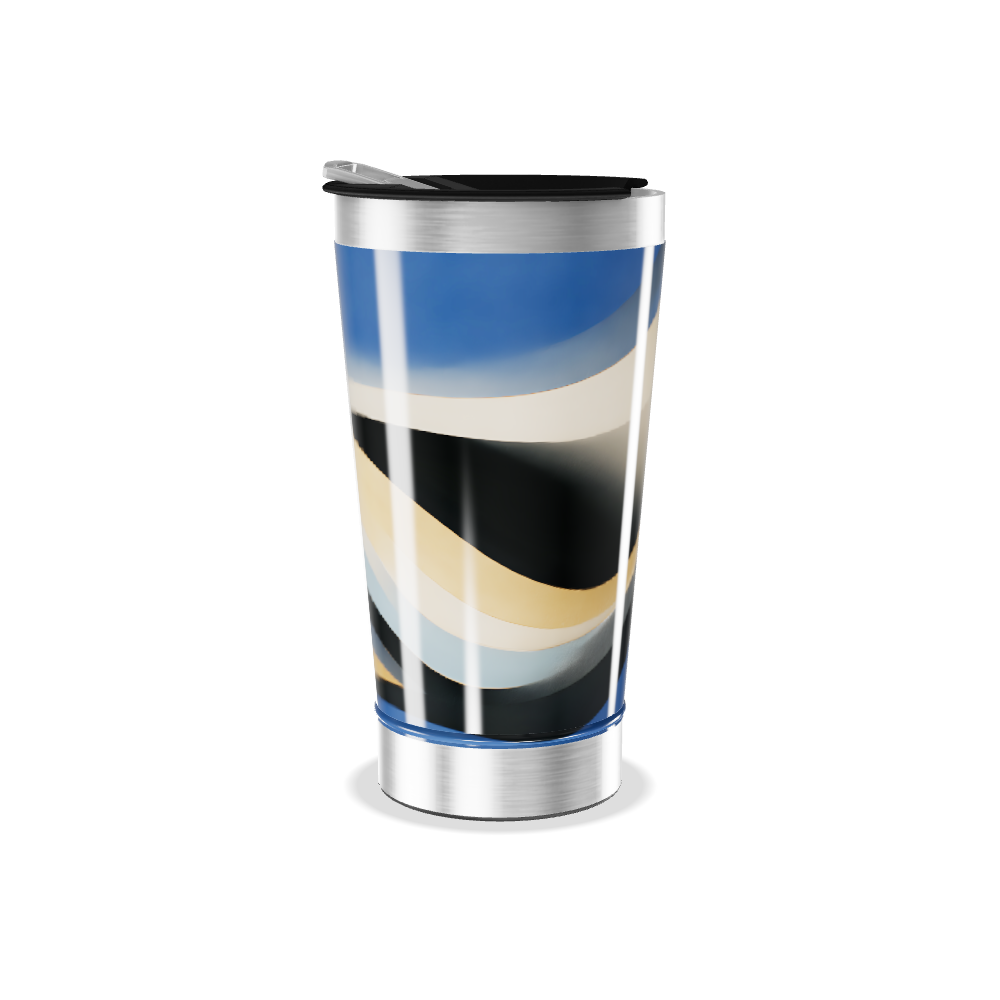 Copo Térmico - Estampa Ondas Azul