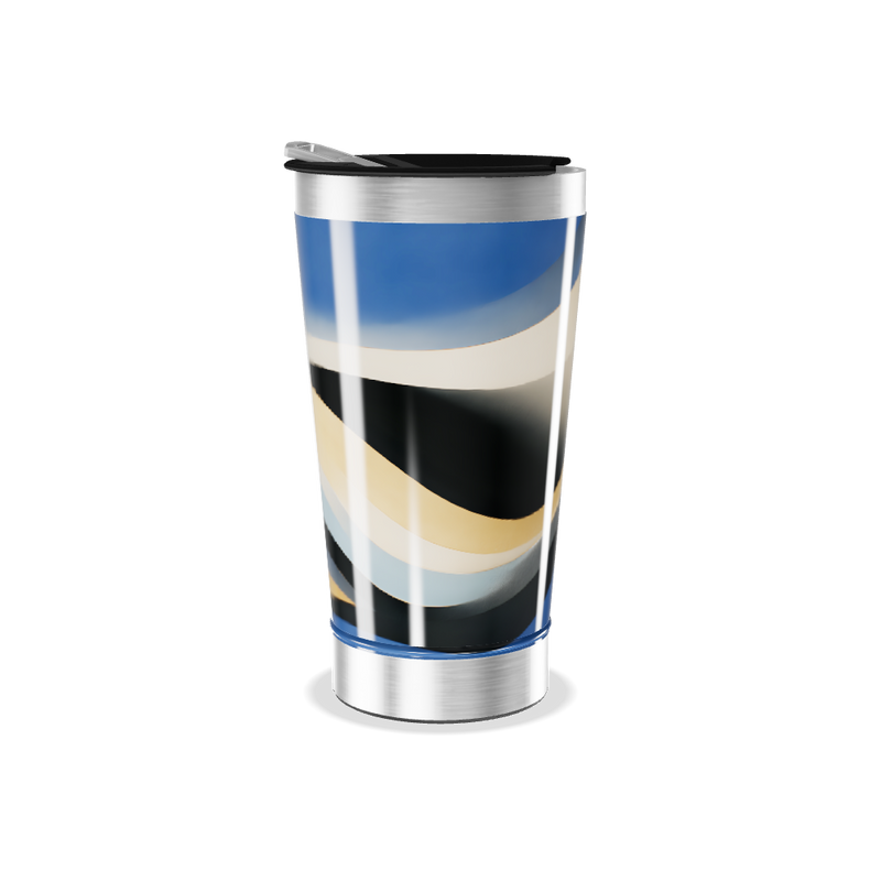 Copo Térmico - Estampa Ondas Azul
