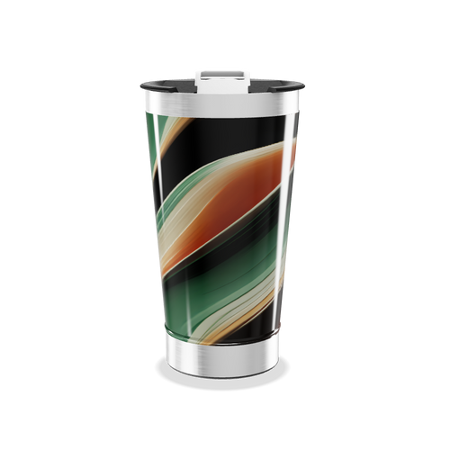 Copo Térmico - Estampa Abstrata Colorida