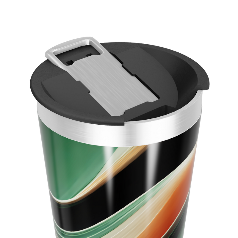 Copo Térmico - Estampa Abstrata Colorida