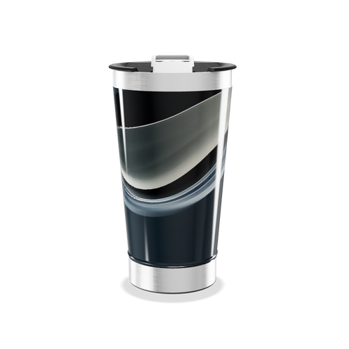 Copo Térmico - Preto Inox Design Moderno