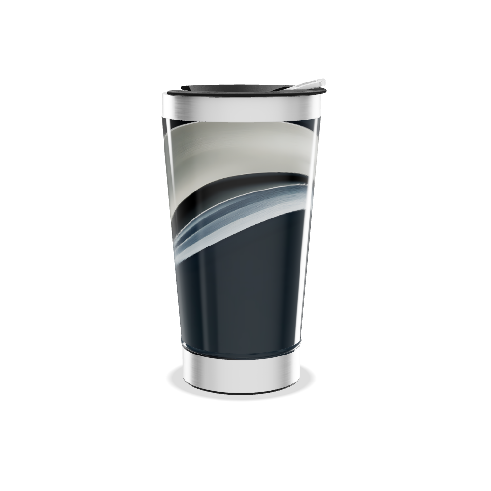 Copo Térmico - Preto Inox Design Moderno