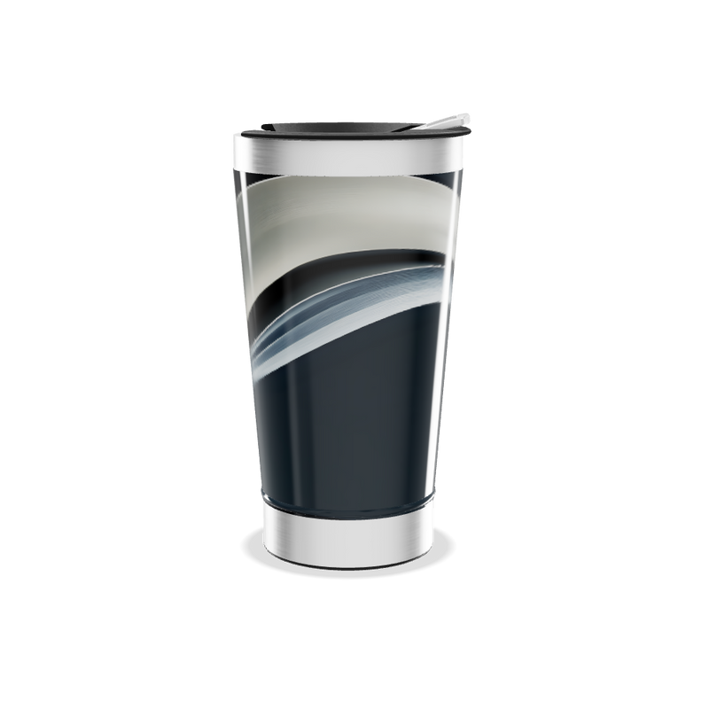 Copo Térmico - Preto Inox Design Moderno