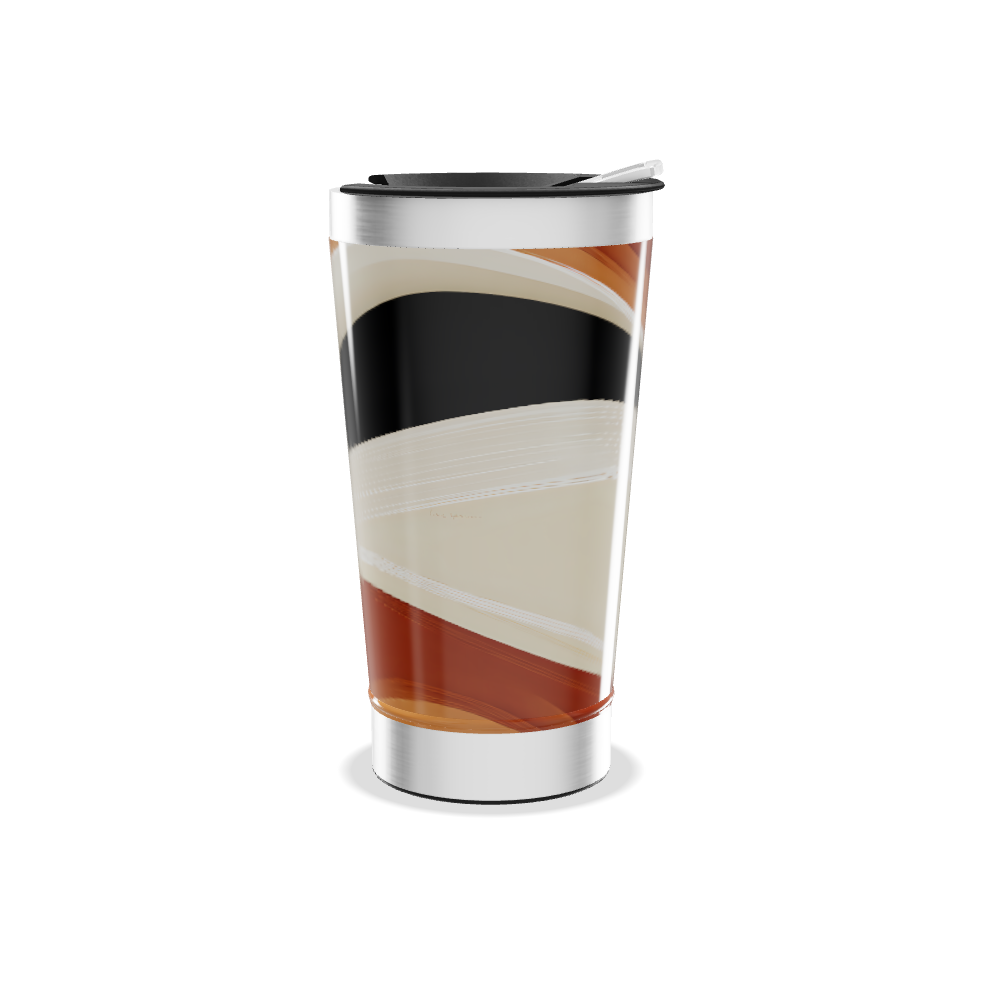 Copo Térmico - Listras Coloridas Inox