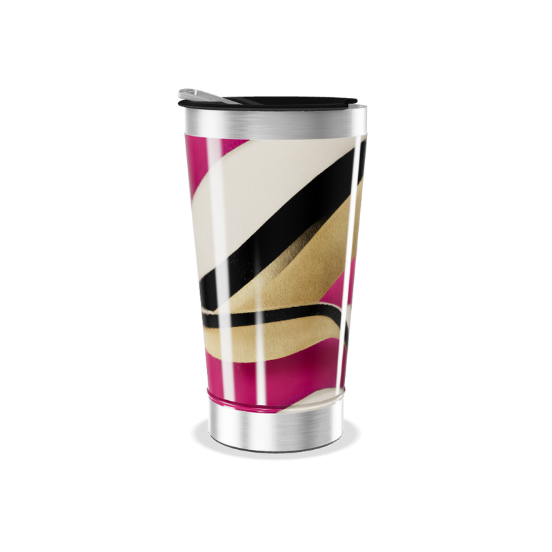Copo Térmico - Estampa Abstrata Colorida