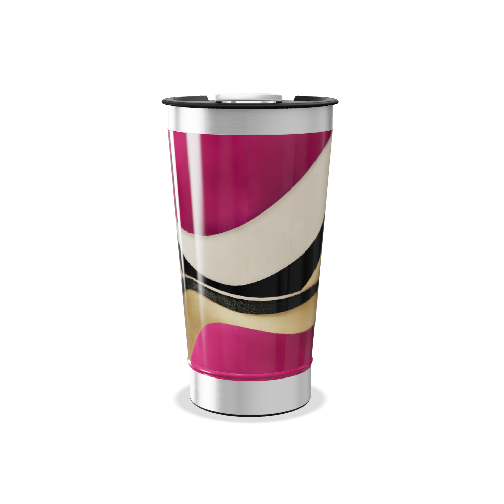 Copo Térmico - Estampa Abstrata Colorida