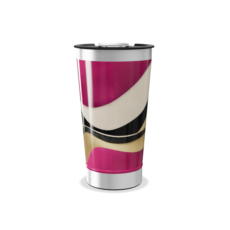 Copo Térmico - Estampa Abstrata Colorida