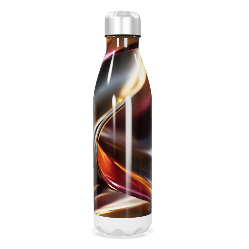 Garrafa Inox - Estampa Abstrata Colorida