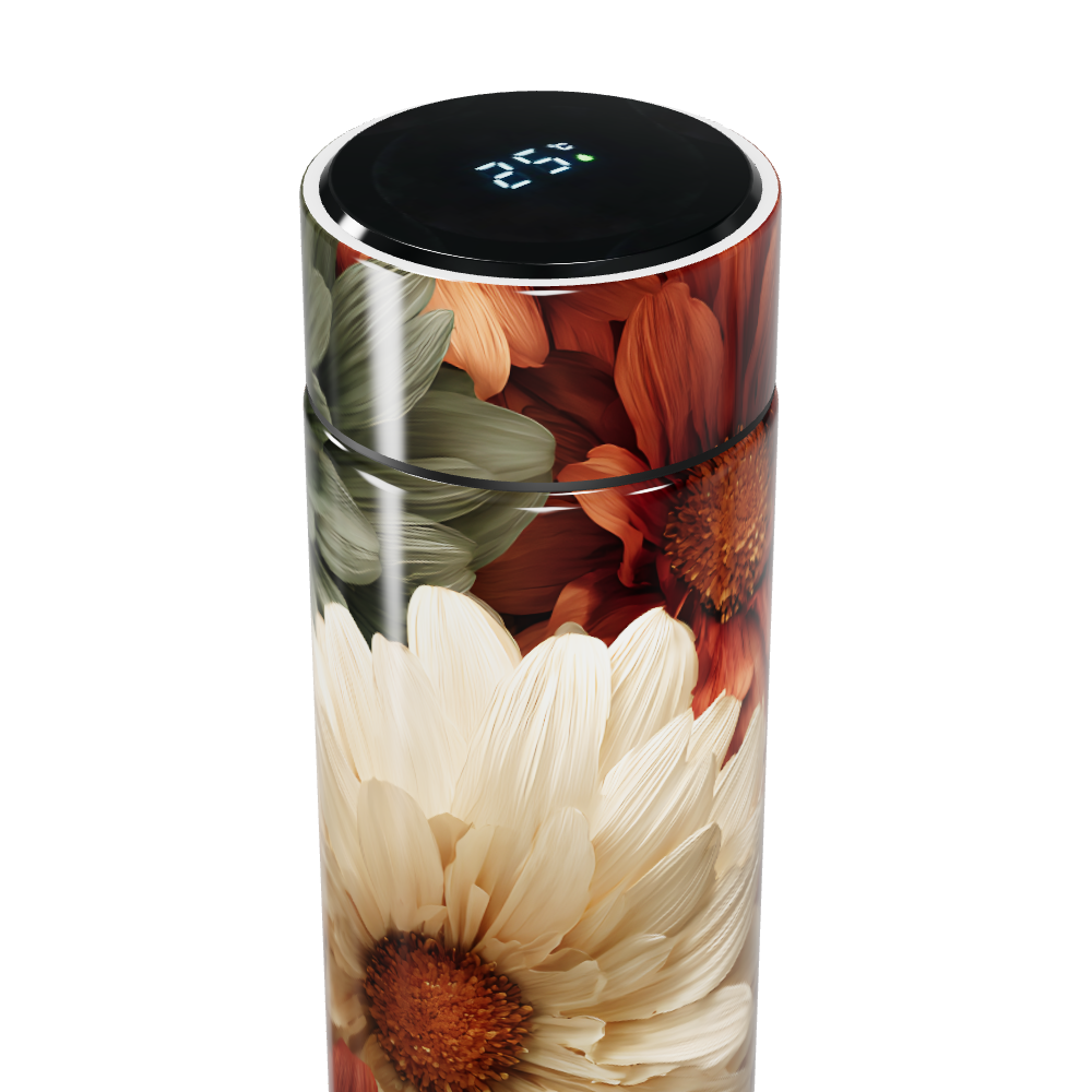 Garrafa Térmica Touch - Floral Metal