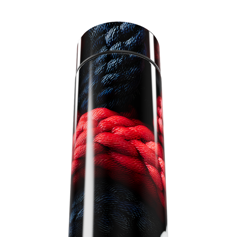 Garrafa Térmica Touch - Estampa Trançada Colorida