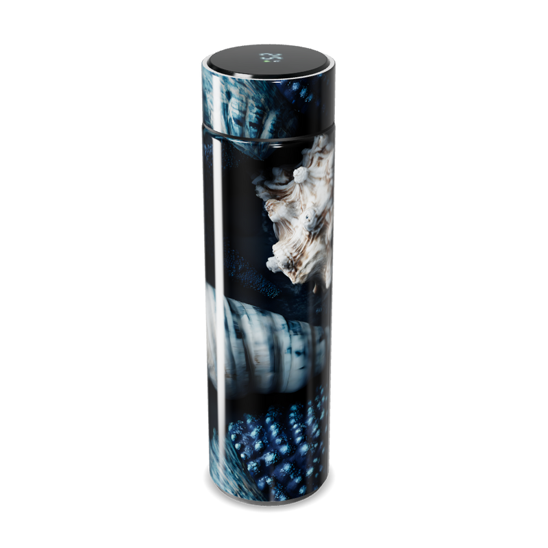 Garrafa Térmica Touch - Azul Marinho com Estampa