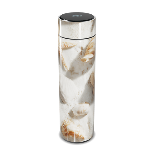 Garrafa Térmica Touch - Estampa Conchas Marinhas