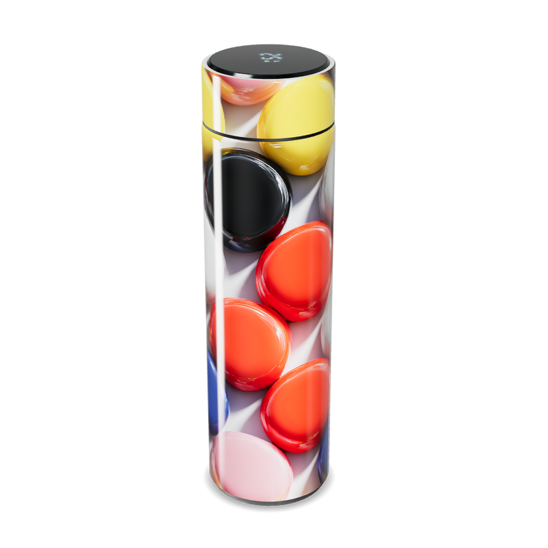 Garrafa Térmica Touch - Colorida com Estampa Macaron