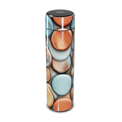 Garrafa Térmica Touch - Estampa Pedras Coloridas