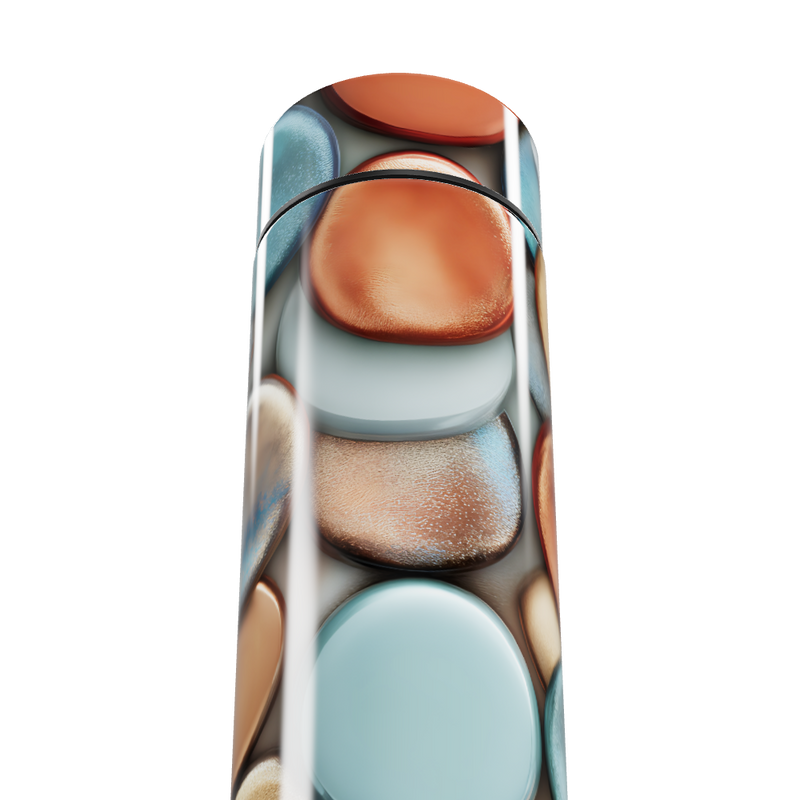 Garrafa Térmica Touch - Estampa Pedras Coloridas