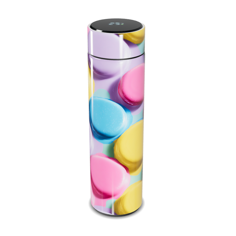 Garrafa Térmica Touch - Macarons Coloridos