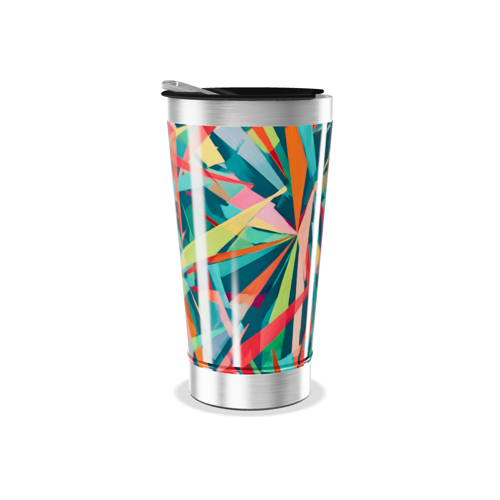 Copo Térmico - Estampa Geométrica Colorida