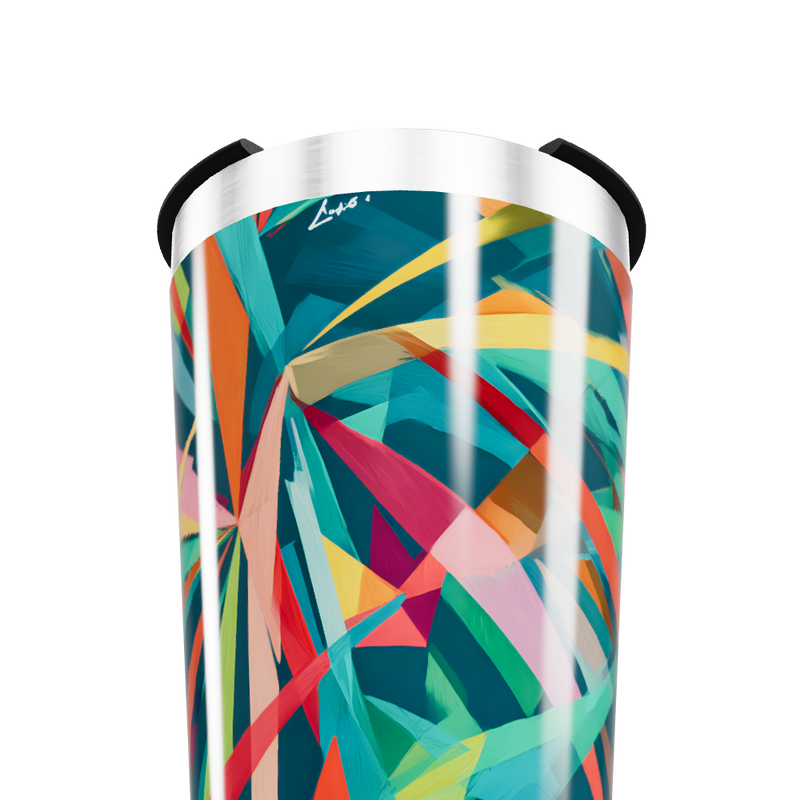 Copo Térmico - Estampa Geométrica Colorida