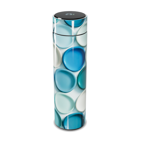 Garrafa Térmica Touch Estampa Azul