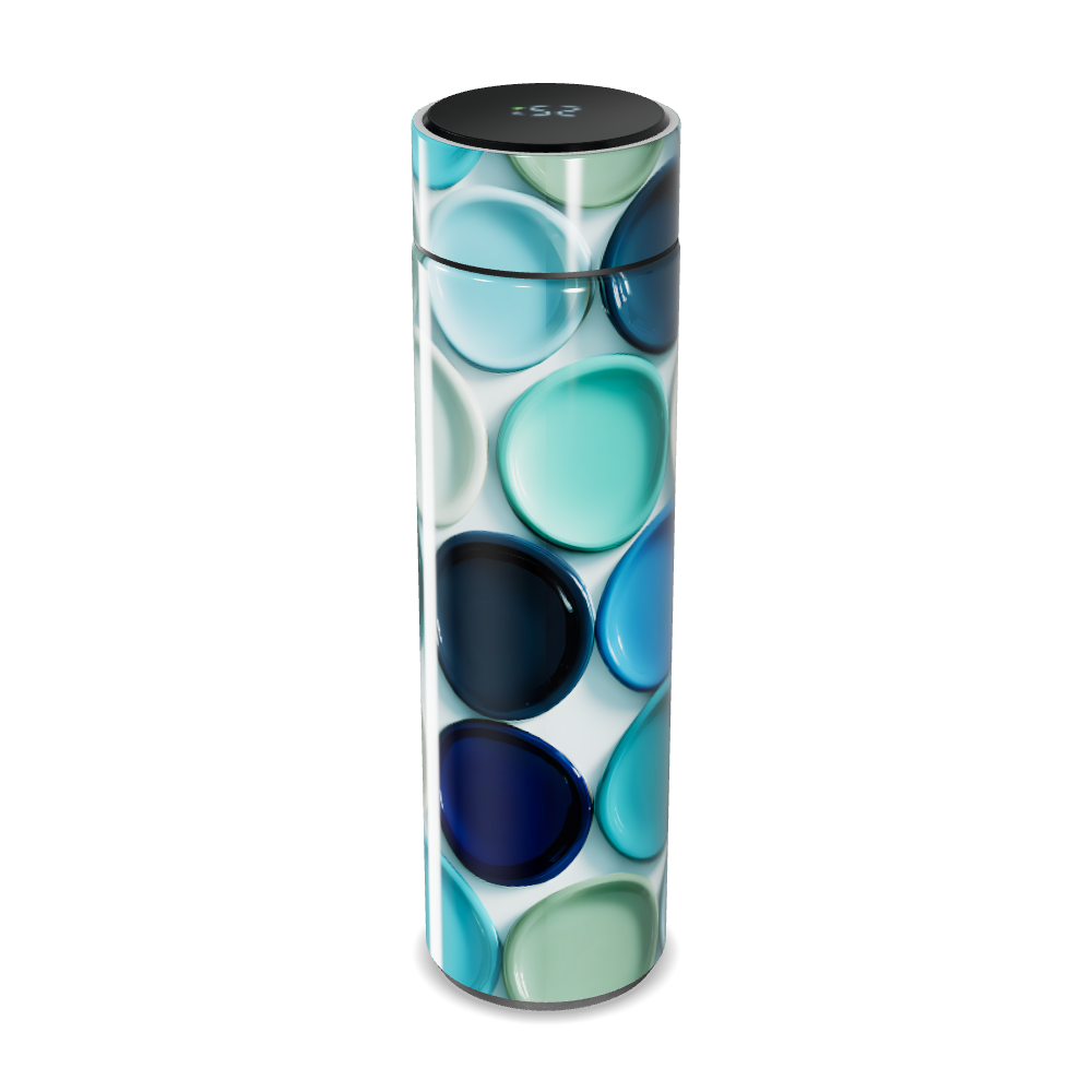 Garrafa Térmica Touch Estampa Azul