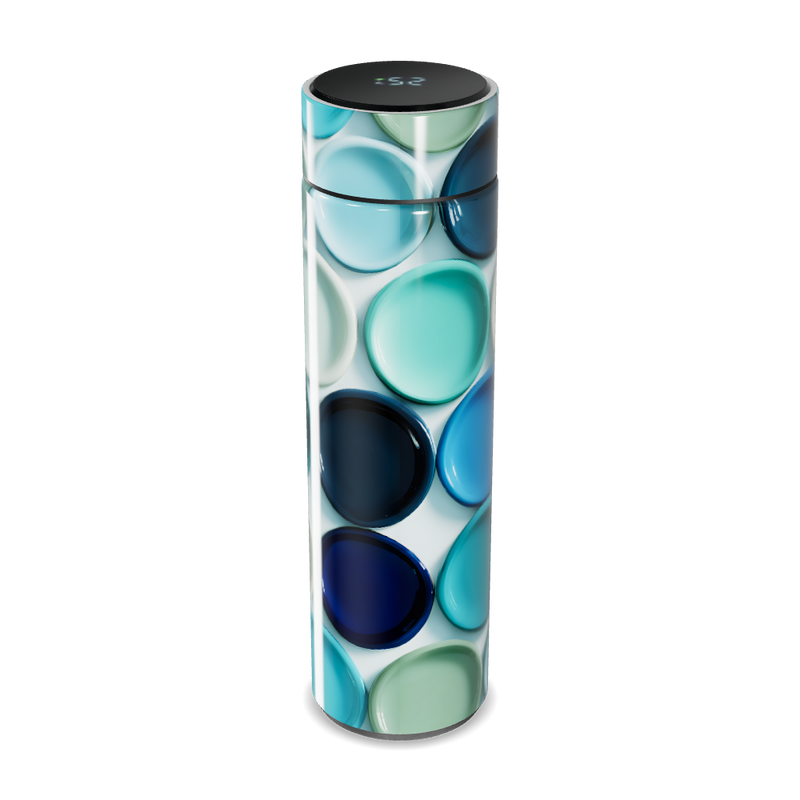 Garrafa Térmica Touch Estampa Azul