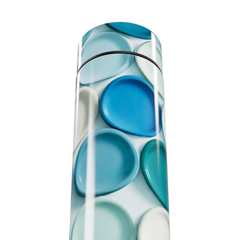 Garrafa Térmica Touch Estampa Azul