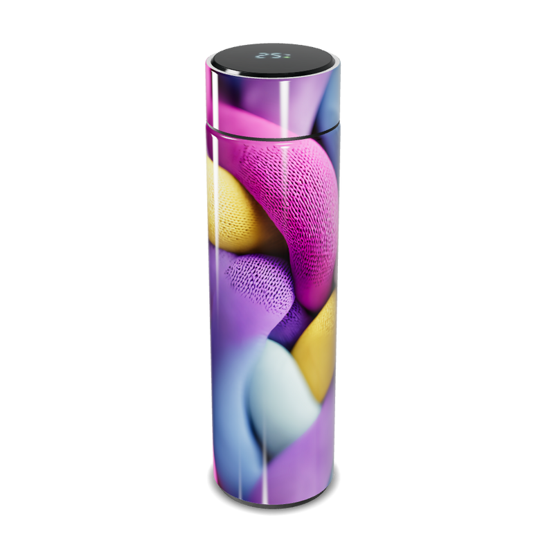 Garrafa Térmica Touch - Colorida Digital Display