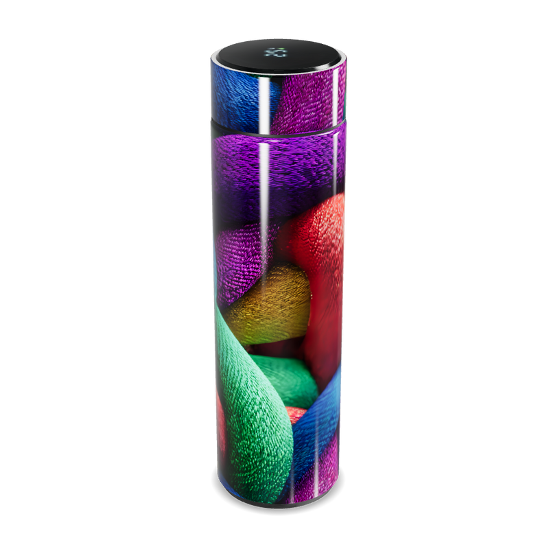 Garrafa Térmica Touch - Colorida com Display Digital