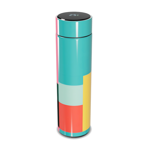 Garrafa Térmica Touch - Colorida com Display Digital