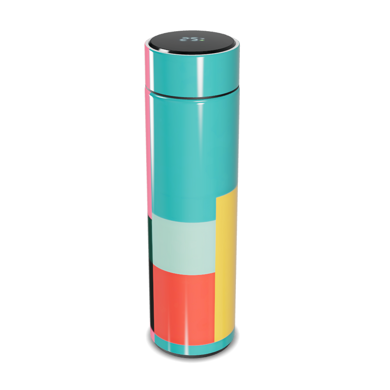 Garrafa Térmica Touch - Colorida com Display Digital