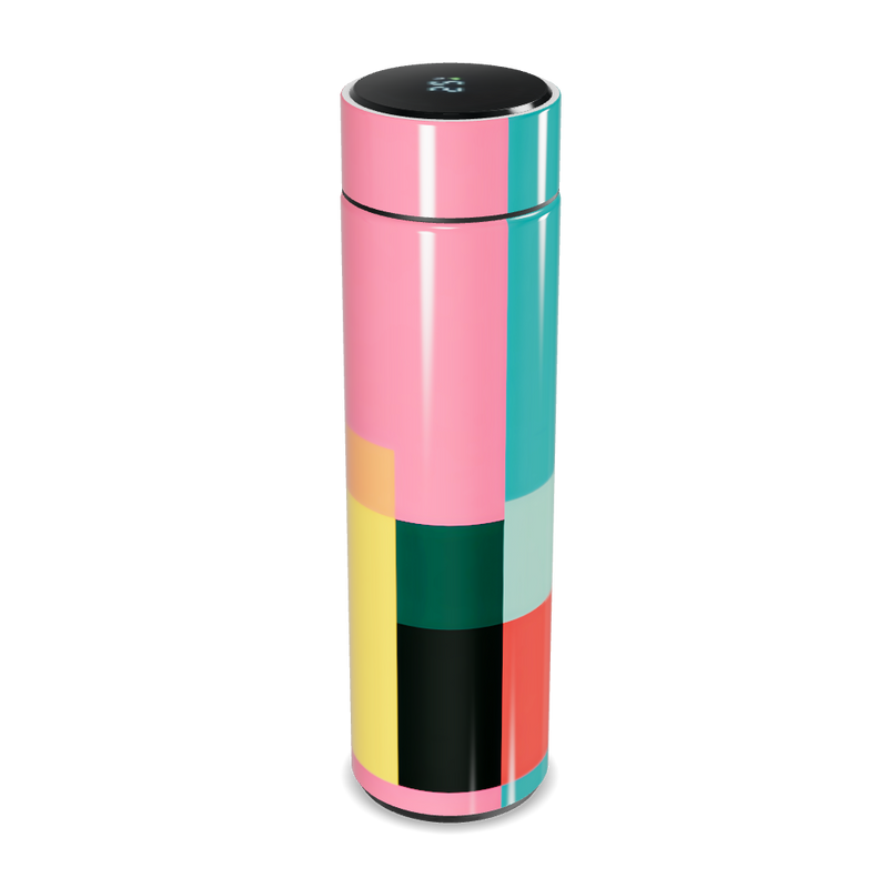 Garrafa Térmica Touch - Colorida com Display Digital