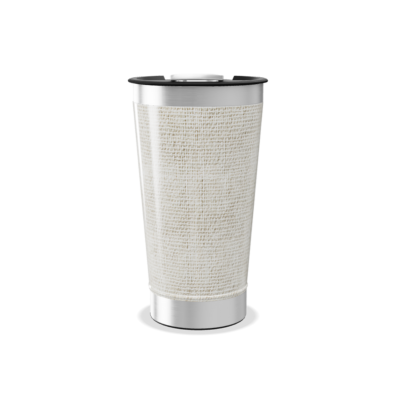 Copo Térmico - Inox com textura bege