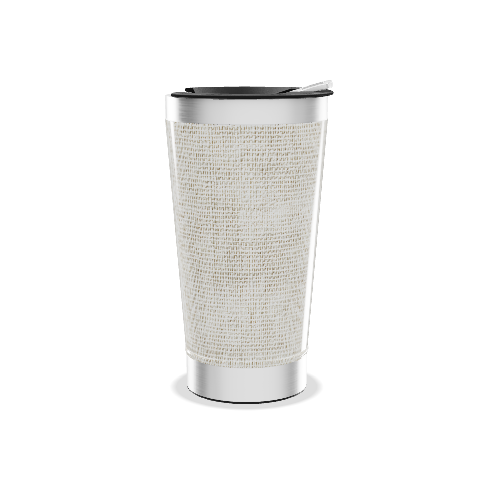 Copo Térmico - Inox com textura bege