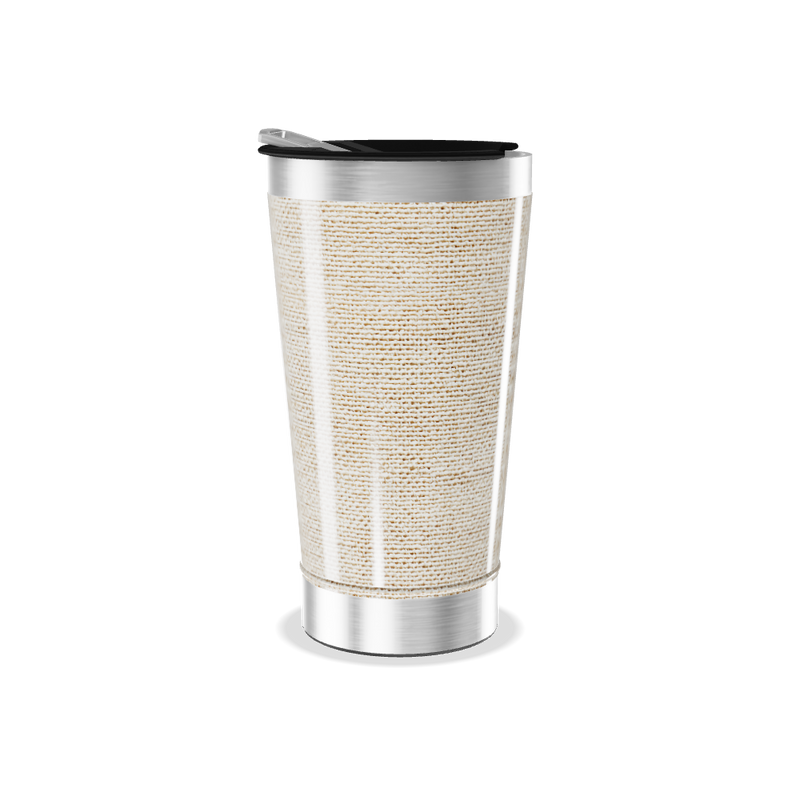 Copo Térmico - Bege com Aço Inox