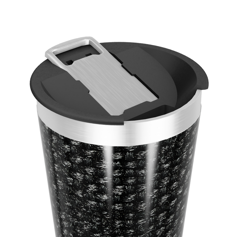 Copo Térmico - Preto Texturizado Aço Inox