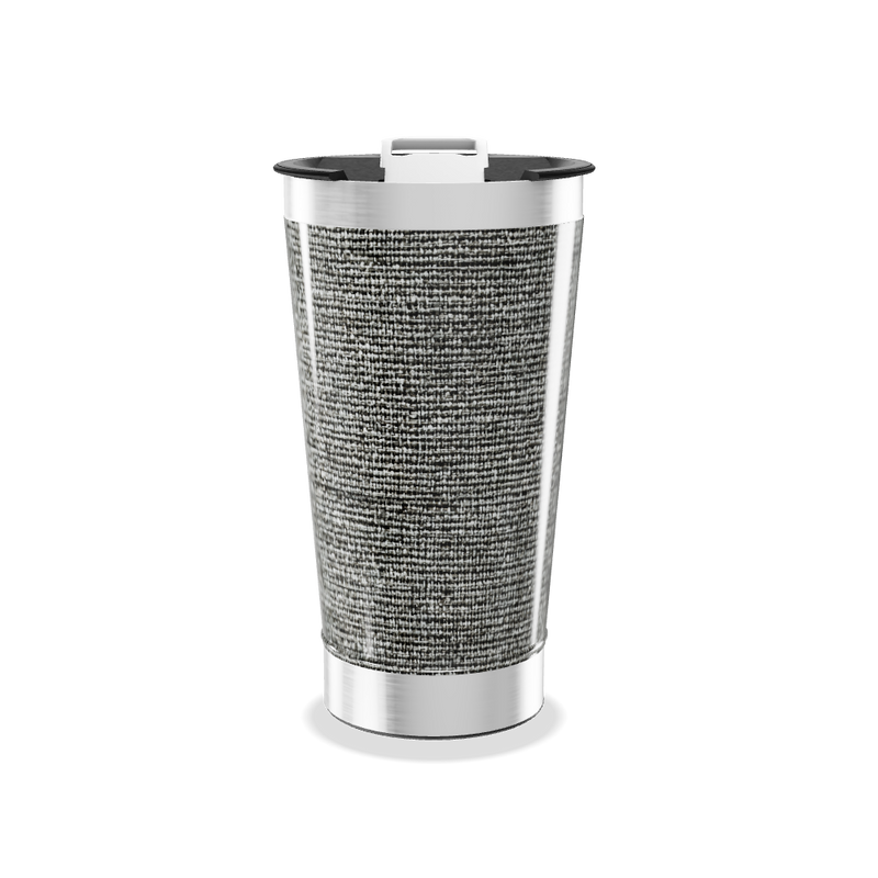 Copo Térmico - Texturizado Cinza Aço Inox