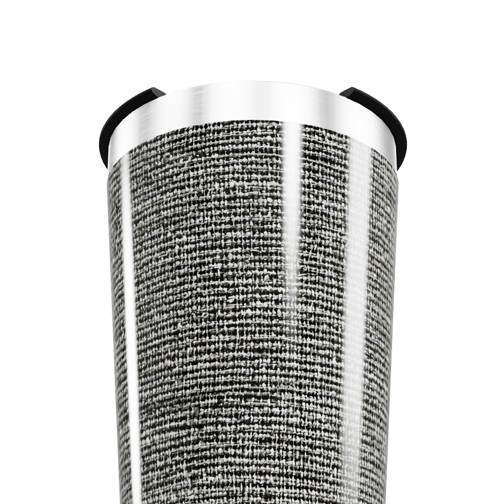 Copo Térmico - Texturizado Cinza Aço Inox