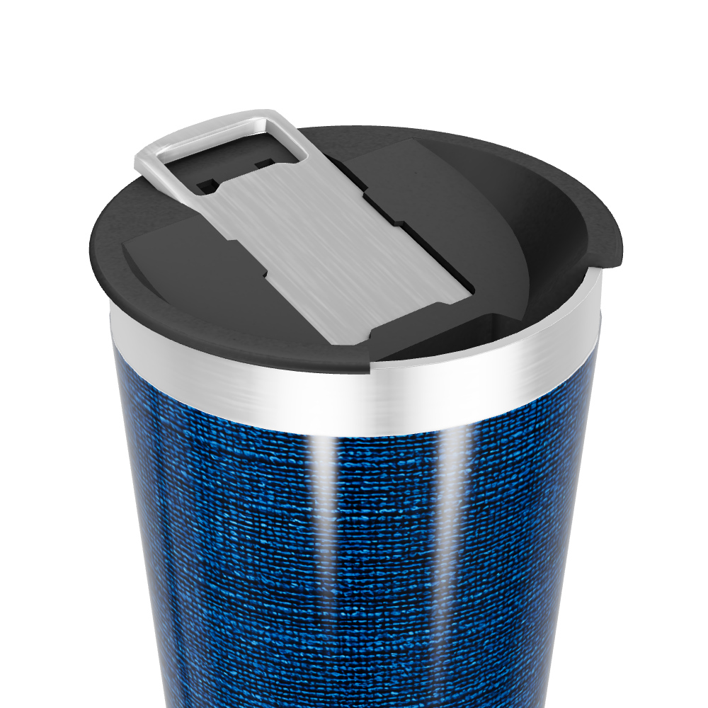 Copo Térmico - Azul Aço Inox