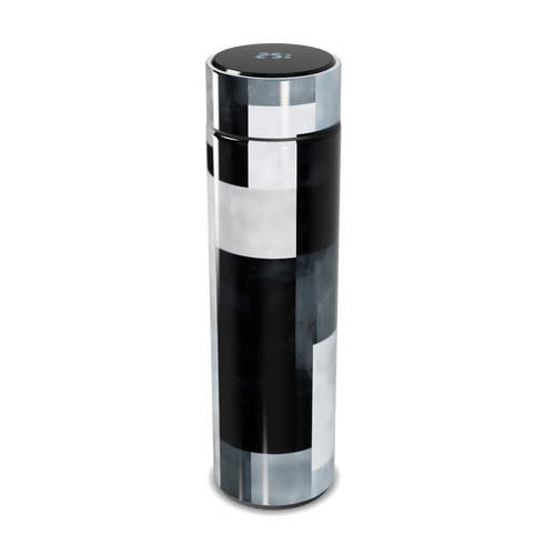 Garrafa Térmica Touch - Preto Inox com Display